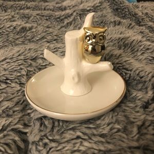 Owl & Tree small catch-all jewelry dish